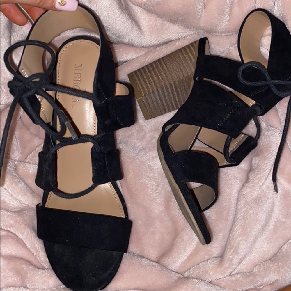 Black heels